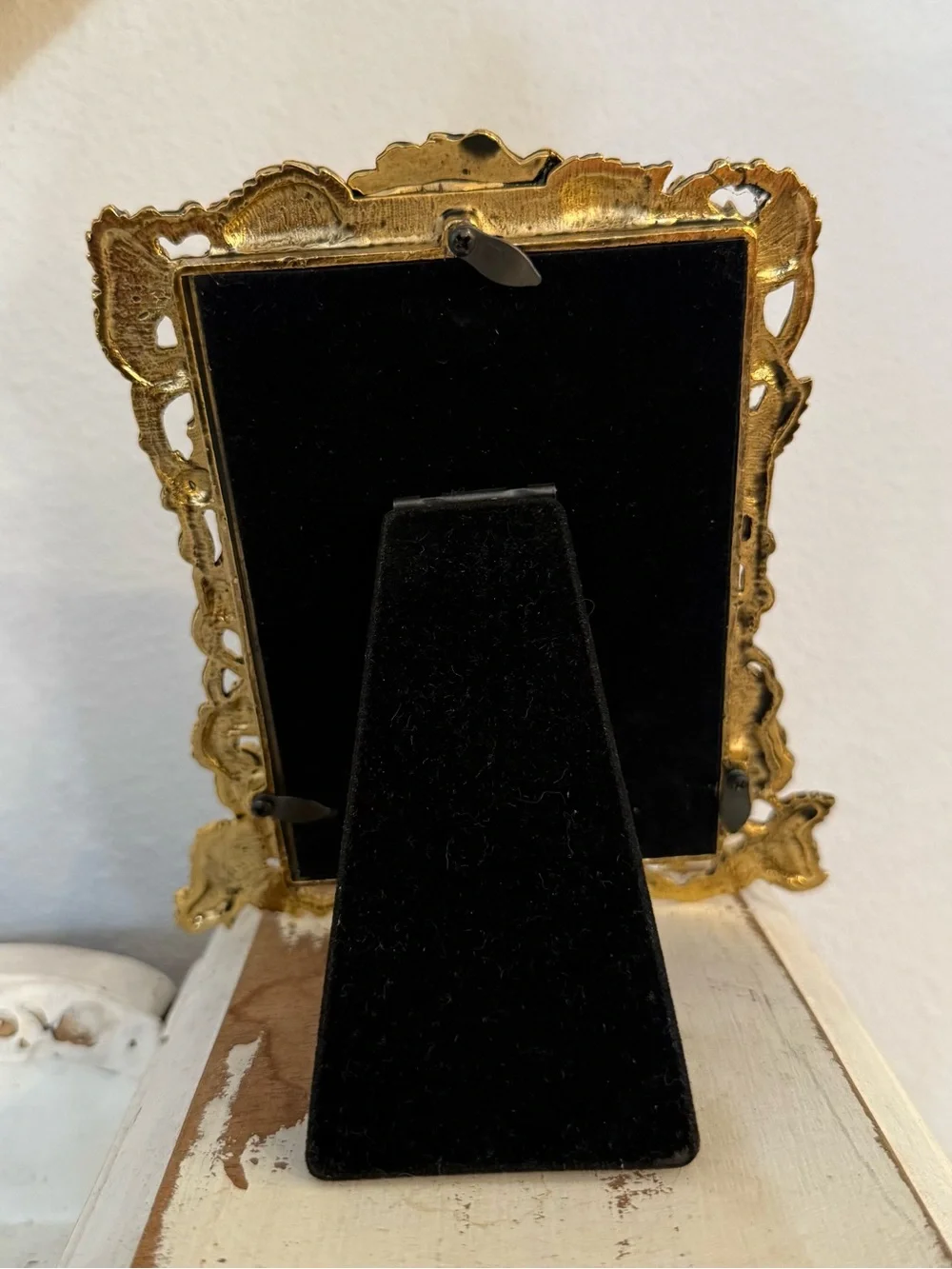 Vintage Metal Ornate Gold Floral Picture Frame